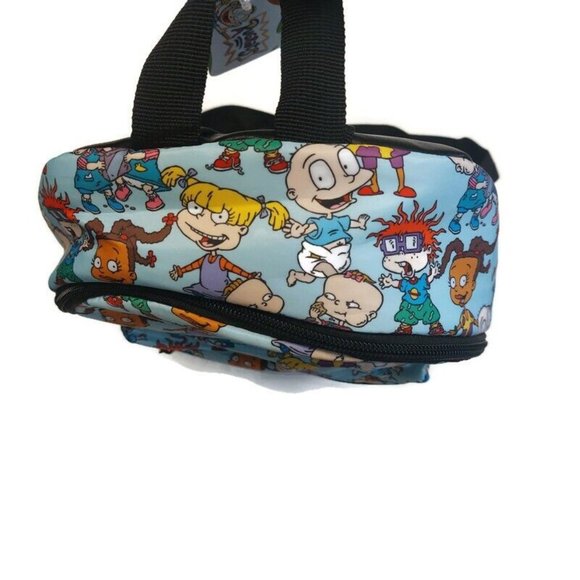 Bioworld Nickelodeon Rugrats MINI Soft Backpack Blue Multi-Color 11" x 9" - Picture 6 of 6